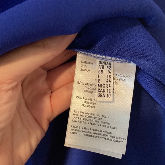 Laurel - by Escada- royal blue tunic top size 10 - Picture 4 of 4